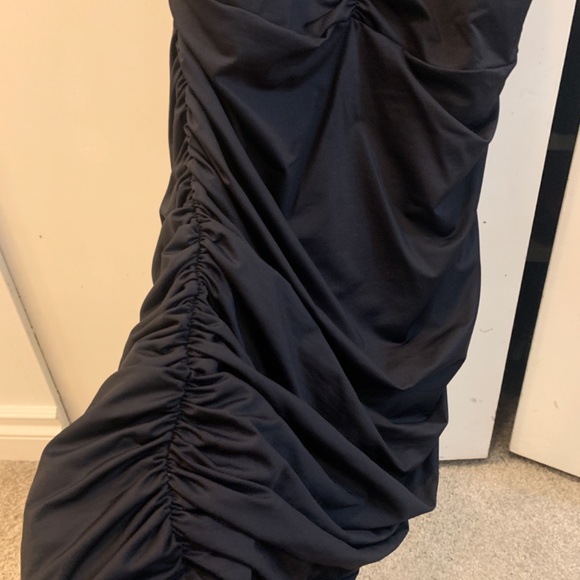 Dynamite Little Black Halter Dress - Picture 4 of 5